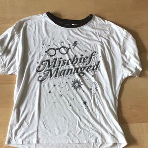 white harry potter t-shirt